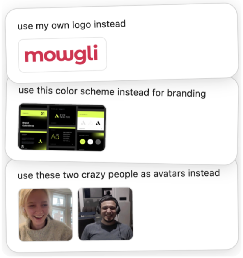 Image attachments in Mowgli chat