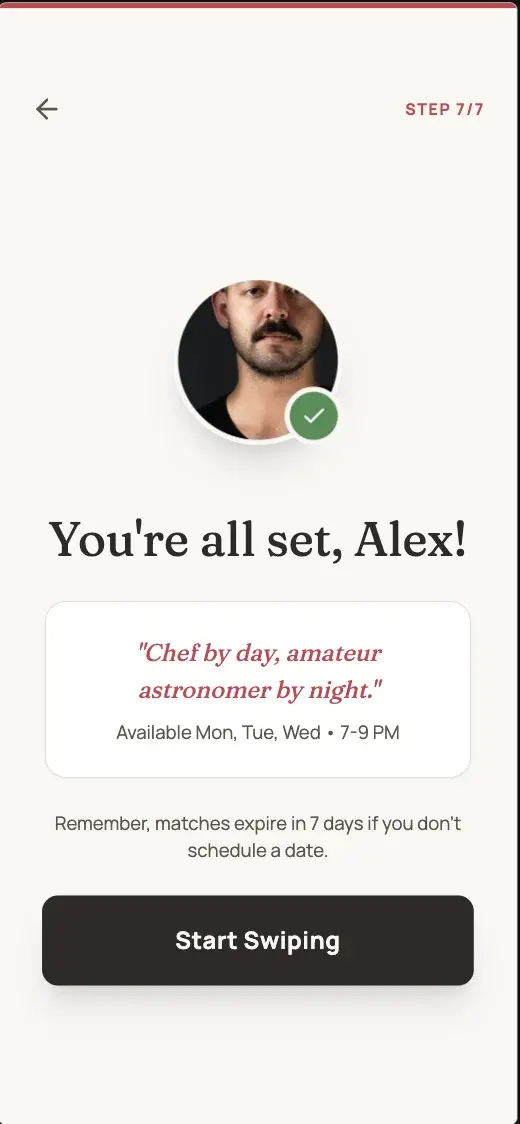 Soon - Step 7: Complete