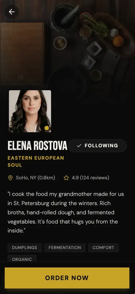 Off Menu - Following